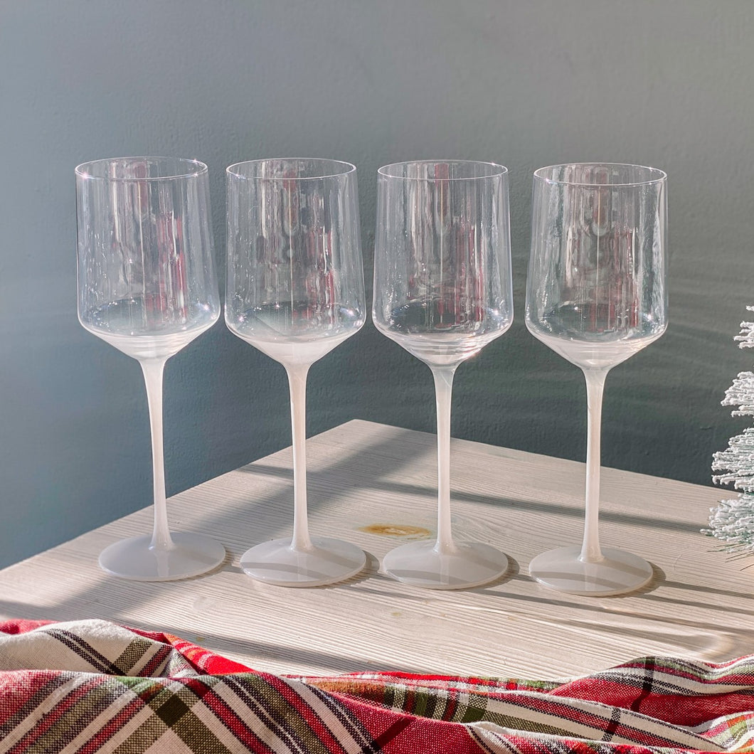 Frosted Wine Glass - Set of 4