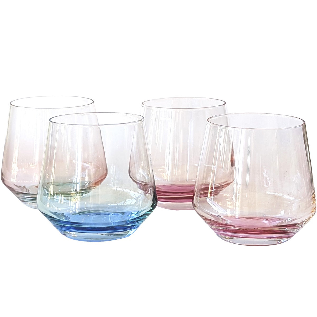 Mezclada Handblown Crystal Wine Glass Set 